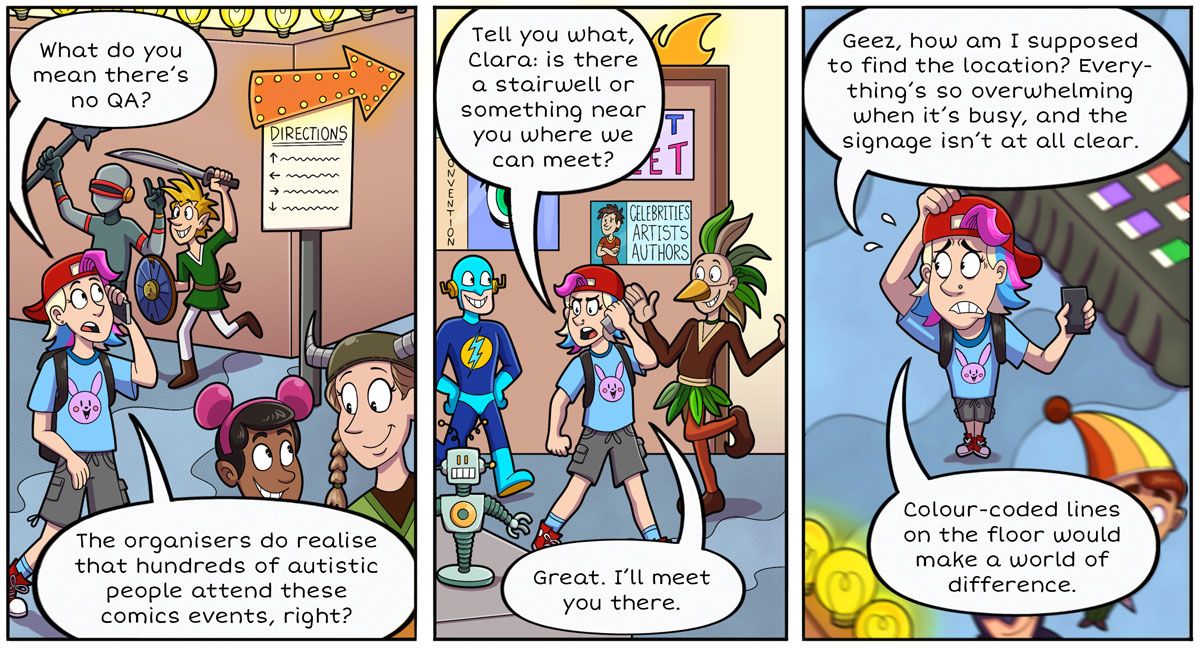 Sample from the comic