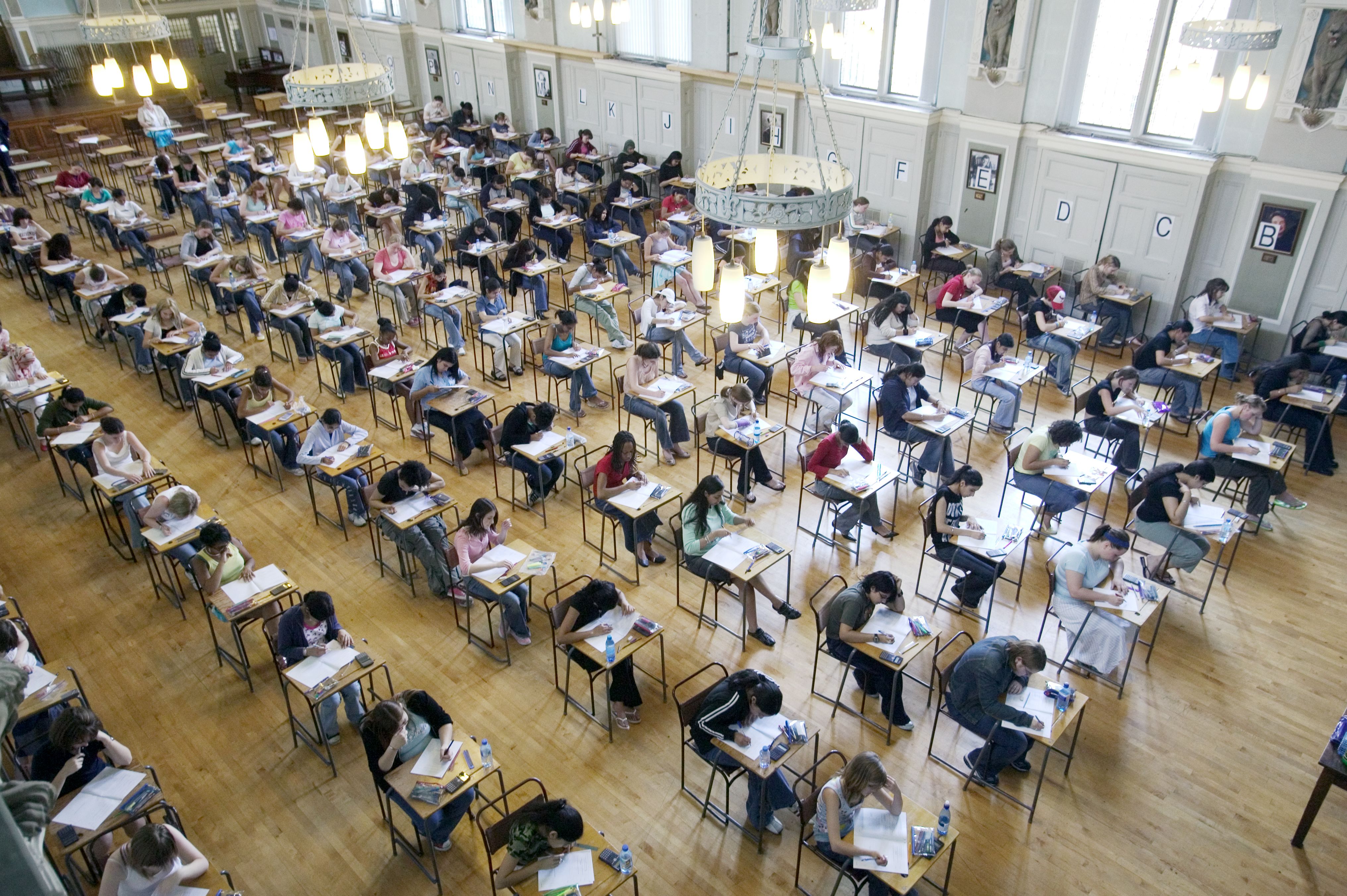Children in exam