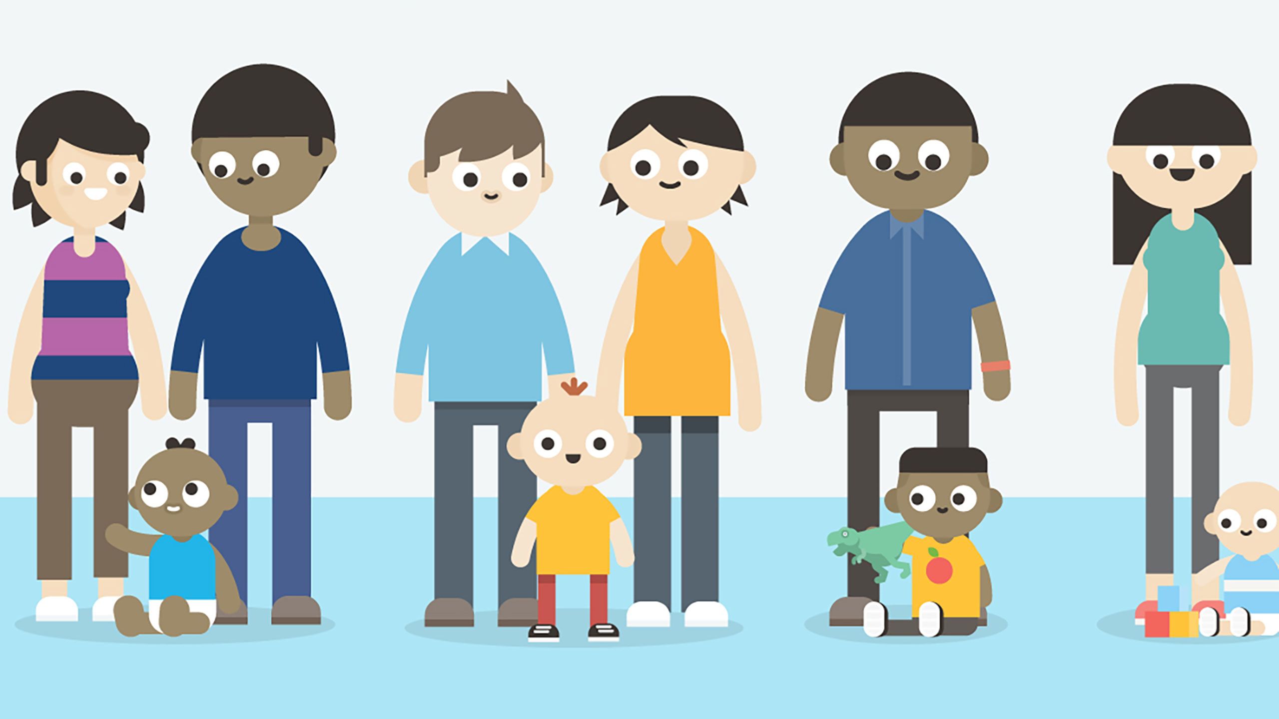 Picture of parents and children